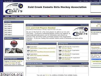 coldcreekcomets.com