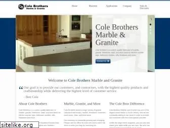 colebrothersgranite.com