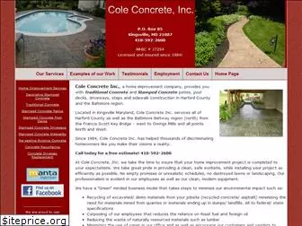 coleconcrete.com