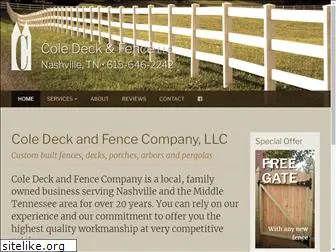 coledeckandfence.com