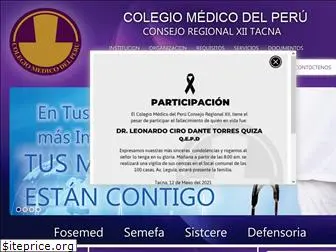 colegiomedicotacna.com