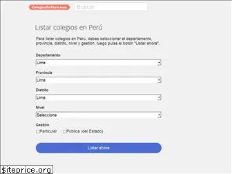 colegiosenperu.com