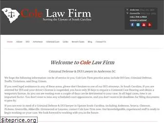 colelawfirmsc.com