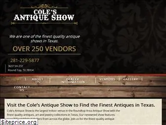 colesantiqueshow.com