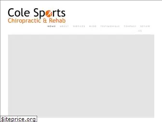 colesportschiropractic.com