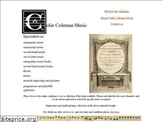 colincolemanmusic.co.uk