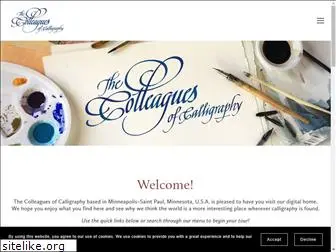 colleaguesofcalligraphy.com