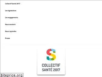 collectifsante2017.fr