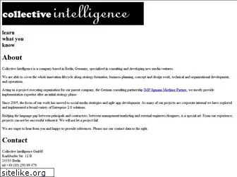 collective-intelligence.com