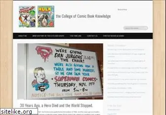 college-of-comic-book-knowledge.com