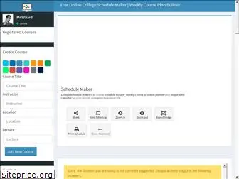 college-schedule-maker.com