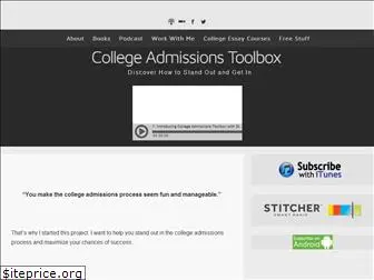 collegeadmissionstoolbox.com