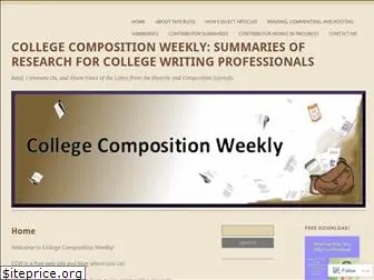 collegecompositionweekly.com