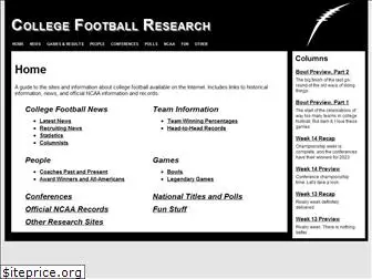 collegefootballresearch.com