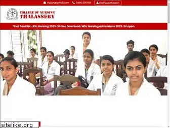 collegeofnursingthalassery.com