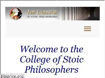 collegeofstoicphilosophers.org