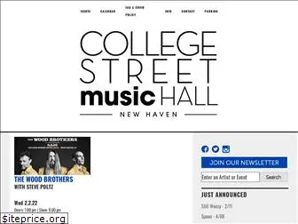 collegestreetmusichall.com