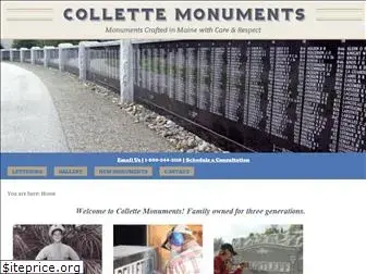 collettemonuments.com