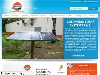 colombiansolarsystems.com