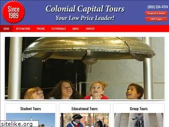 colonialcapitaltours.com