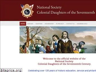 colonialdaughters17th.org