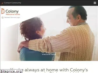 colonyapartmenthomes.com