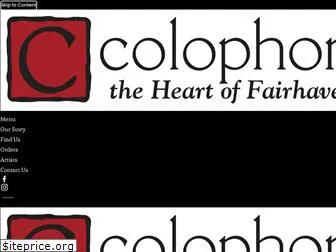 colophoncafe.com