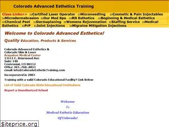 coloradoesthetictraining.com