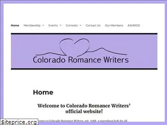coloradoromancewriters.com