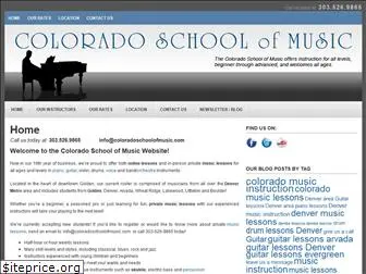 coloradoschoolofmusic.com