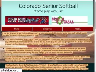 coloradoseniorsoftball.com