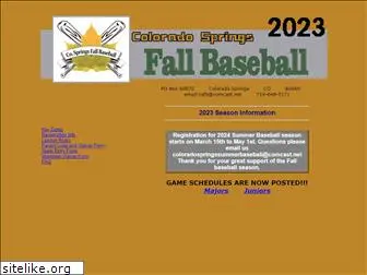 coloradospringsfallbaseball.com