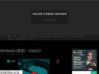 colorcodedheaven.com