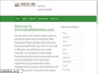 coloredgolfballsonline.com