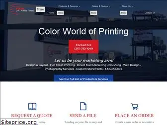 colorworldofprinting.com