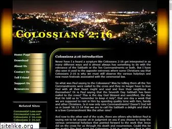 colossians2-16.com