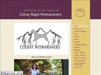 colrayweimaraners.com