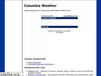 columbiamdweather.com