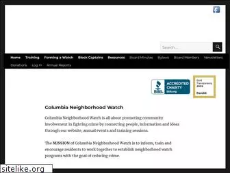 columbianeighborhoodwatch.org