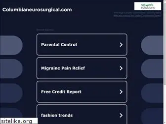 columbianeurosurgical.com