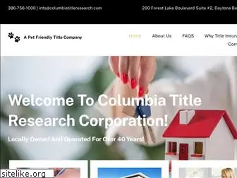 columbiatitleresearch.com