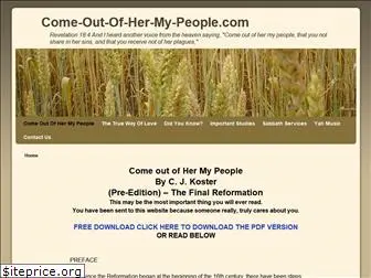 come-out-of-her-my-people.com