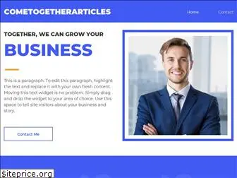 cometogetherarticles.yolasite.com