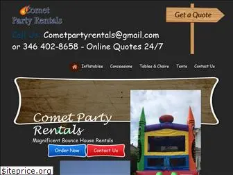 cometpartyrentals.com