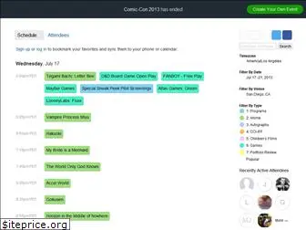 comiccon2013.sched.org