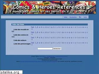 comicsheroesreferences.com