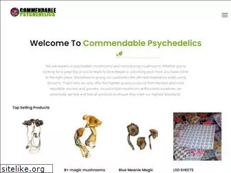 commendablepsychedelics.com