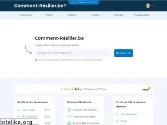 comment-resilier.be