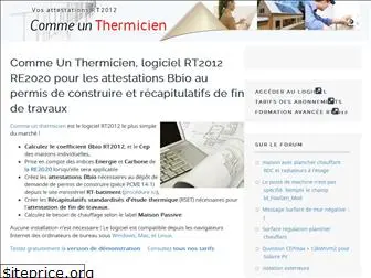 commeunthermicien.fr