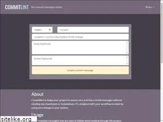 commitlint.io